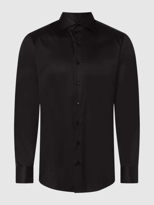 Zdjęcie produktu Koszula biznesowa o kroju slim fit i jakości premium Eterna Czarny