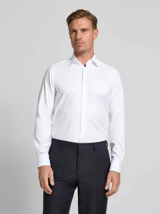 Zdjęcie produktu Koszula o kroju slim fit biznes z splotu twill OLYMP Level 5 Biały