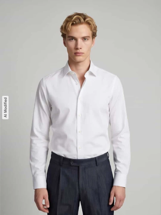 Zdjęcie produktu Koszula biznesowa o kroju slim fit super z czystej bawełny w jakości premium Jake*s Biały
