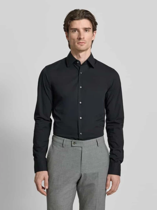 Zdjęcie produktu Koszula biznesowa o kroju slim fit z bardzo długim rękawem Boss Czarny