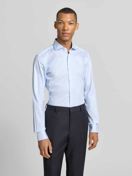 Zdjęcie produktu Koszula biznesowa o kroju slim fit z bardzo długim rękawem model 'H-HANK' Boss Błękitny
