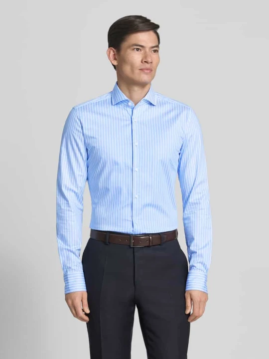 Zdjęcie produktu Koszula biznesowa o kroju slim fit z bardzo długim rękawem model 'H-HANK' Boss Niebieski