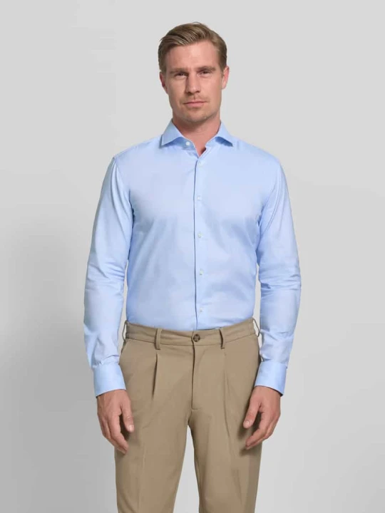 Zdjęcie produktu Koszula biznesowa o kroju slim fit z bardzo długim rękawem model 'H-HANK-SP-C1' Boss Błękitny