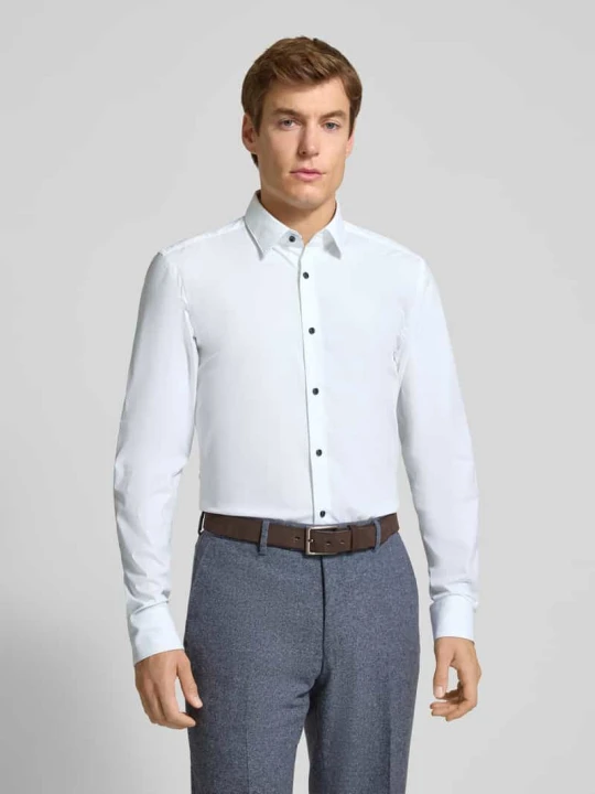 Zdjęcie produktu Koszula biznesowa o kroju slim fit z bardzo długim rękawem model ‘HANK’ Boss Biały
