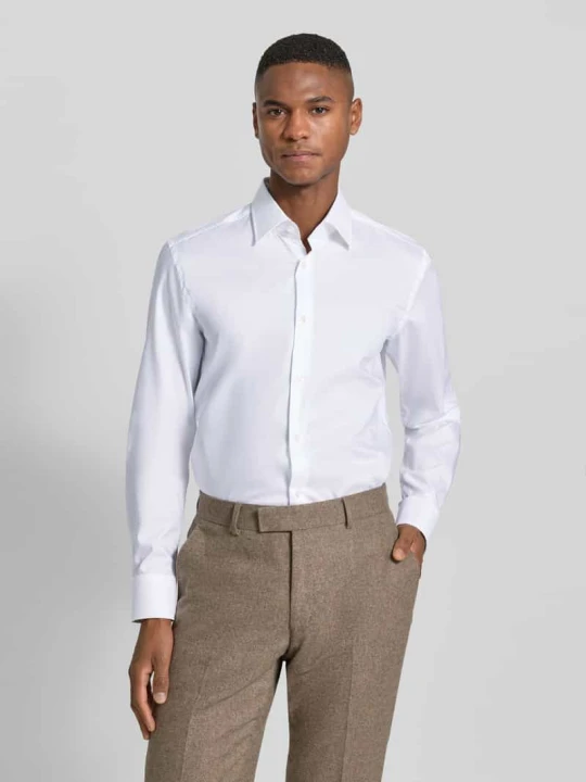 Zdjęcie produktu Koszula biznesowa o kroju slim fit z bardzo długim rękawem model ‘HANK’ Boss Biały