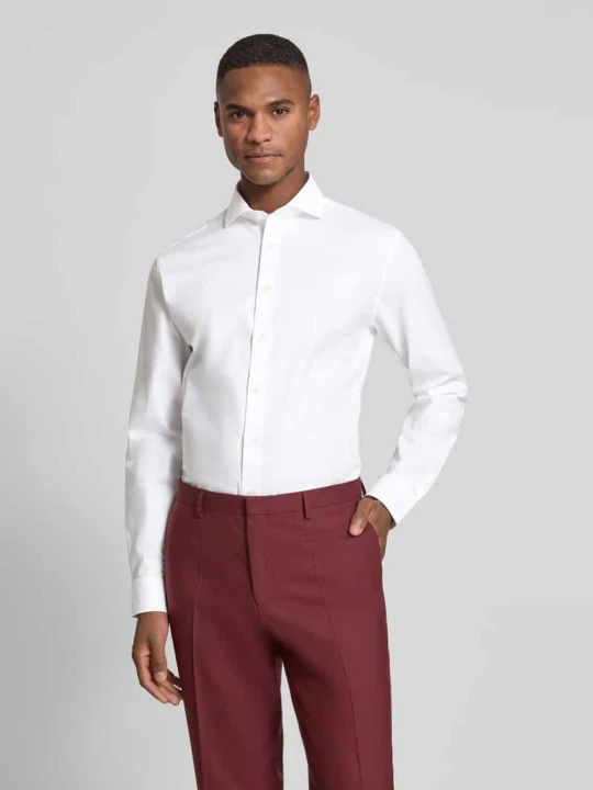 Zdjęcie produktu Koszula biznesowa o kroju slim fit z bawełny model 'Ethan' Selected Biały