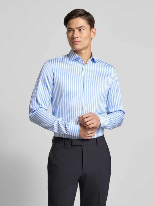 Zdjęcie produktu Koszula biznesowa o kroju slim fit z bawełny z bardzo długim rękawem Jake*s Błękitny