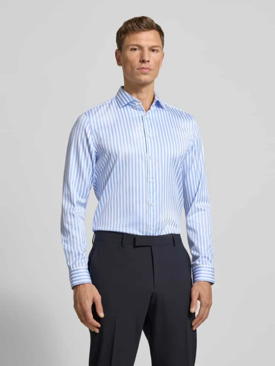 Zdjęcie produktu Koszula biznesowa o kroju slim fit z bawełny z kołnierzykiem typu cutaway Jake*s Błękitny