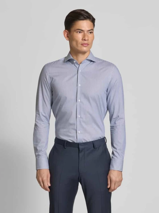 Zdjęcie produktu Koszula biznesowa o kroju slim fit z czystej bawełny Boss Granatowy