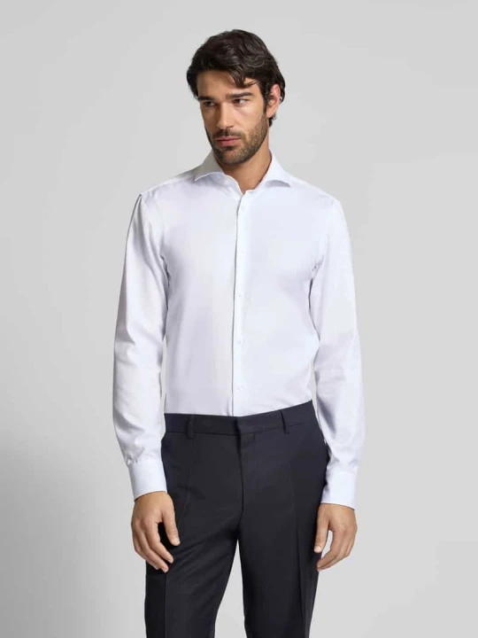 Zdjęcie produktu Koszula biznesowa o kroju slim fit z czystej bawełny Boss Biały