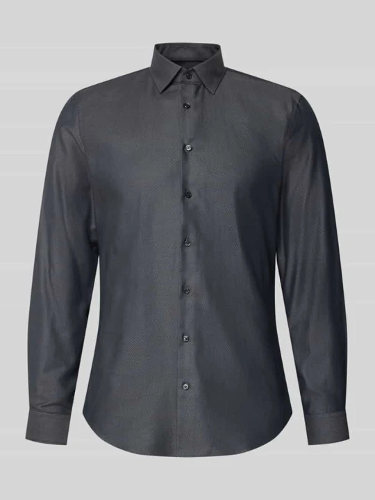 Zdjęcie produktu Koszula biznesowa o kroju slim fit z czystej bawełny Jake*s Antracytowy