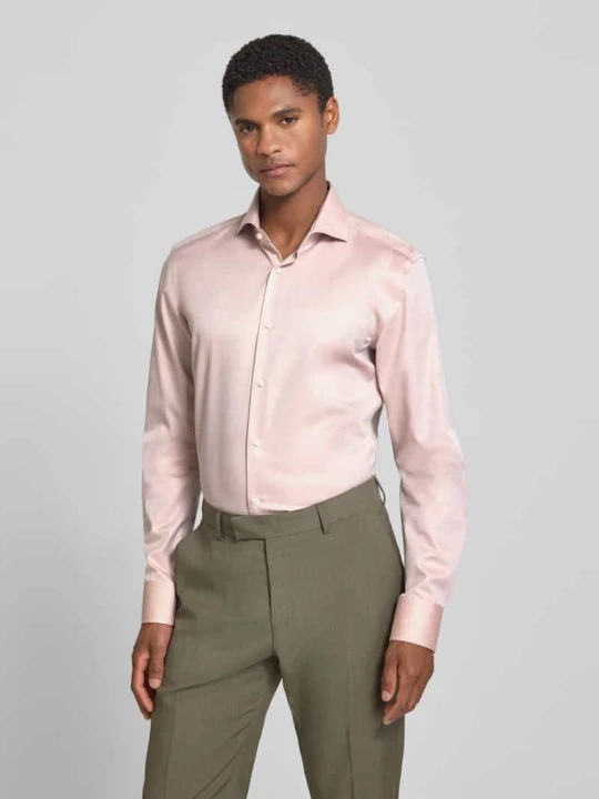Zdjęcie produktu Koszula biznesowa o kroju slim fit z czystej bawełny model 'H-HANK-SP-B1' Boss Piaskowy