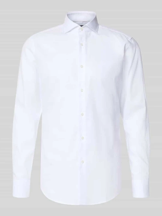 Zdjęcie produktu Koszula biznesowa o kroju slim fit z czystej bawełny model 'H-Hank-SP' Boss Biały