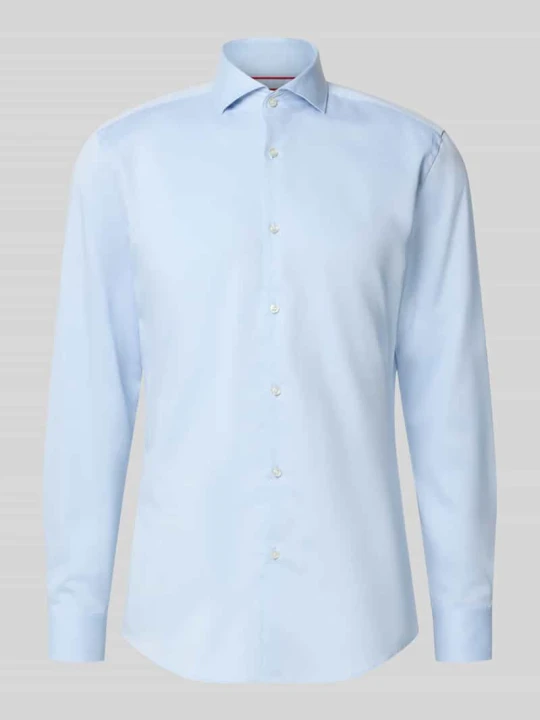 Zdjęcie produktu Koszula biznesowa o kroju slim fit z czystej bawełny model 'Kason' Hugo Błękitny