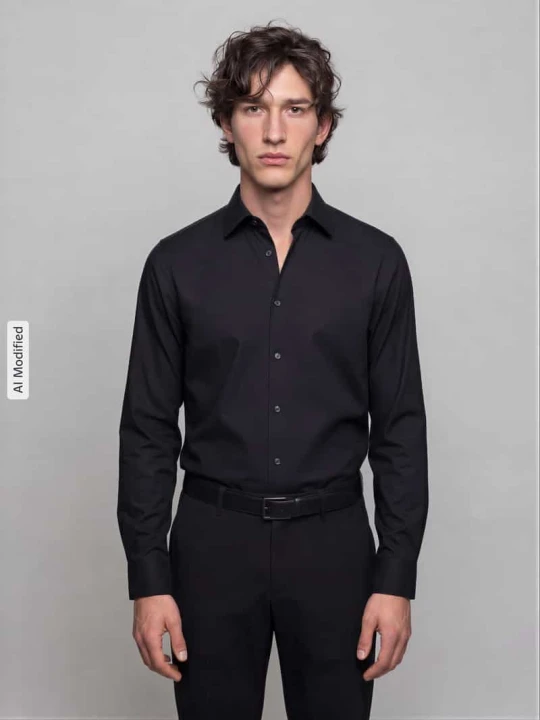 Zdjęcie produktu Koszula biznesowa o kroju slim fit z czystej bawełny model 'Level Five' OLYMP Level 5 Czarny