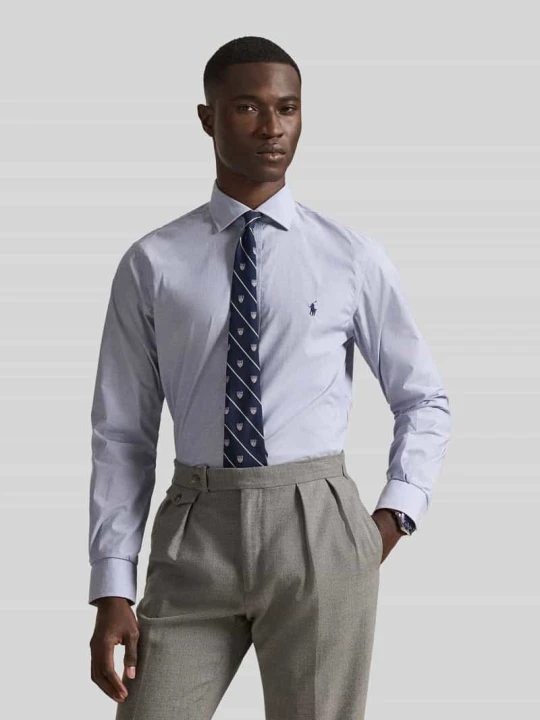 Zdjęcie produktu Koszula biznesowa o kroju slim fit z czystej bawełny Polo Ralph Lauren Jasnoniebieski
