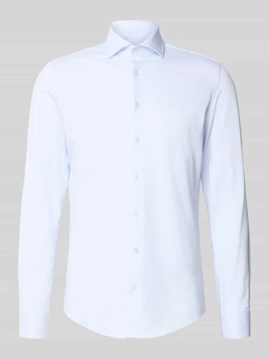 Zdjęcie produktu Koszula biznesowa o kroju slim fit z fakturowanym wzorem Seidensticker Błękitny