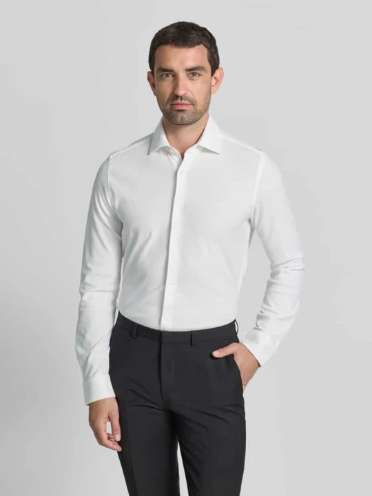 Zdjęcie produktu Koszula biznesowa o kroju slim fit z kołnierzykiem typu cutaway model 'Phil' JOOP! Biały