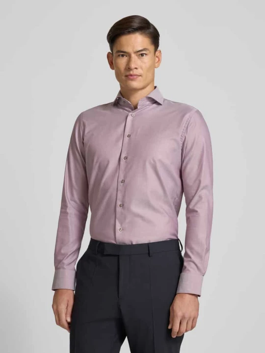 Zdjęcie produktu Koszula biznesowa o kroju slim fit z czystej bawełny Profuomo Czerwony