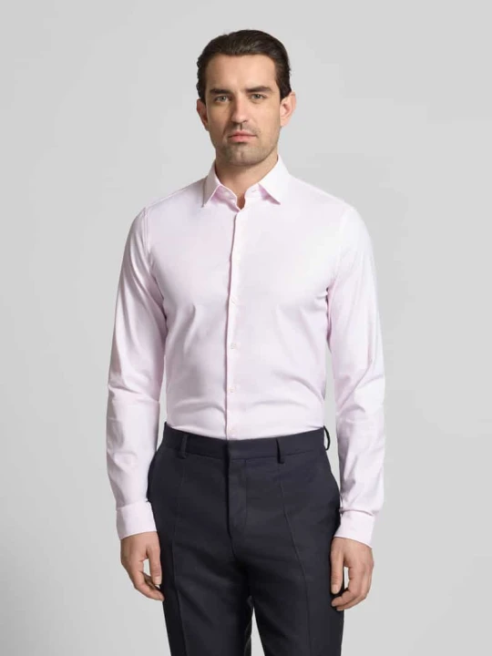 Zdjęcie produktu Koszula o kroju slim fit Biznes z kołnierzykiem typu kent i z bardzo długim rękawem Jake*s Jasnoróżowy