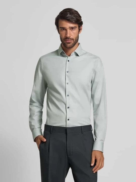 Zdjęcie produktu Koszula biznesowa o kroju slim fit z kołnierzykiem typu kent OLYMP Level 5 Zielony