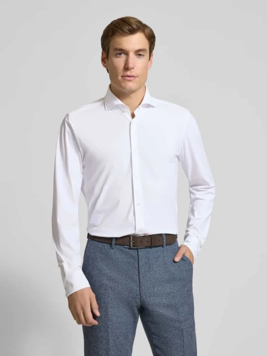 Zdjęcie produktu Koszula biznesowa o kroju slim fit z listwą guzikową JOOP! Biały