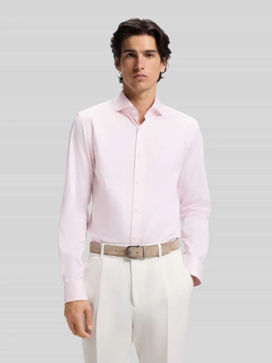 Zdjęcie produktu Koszula biznesowa o kroju slim fit z mieszanki bawełny model 'HANK-SP' Boss Różowawy