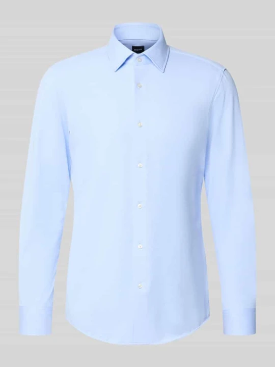 Zdjęcie produktu Koszula biznesowa o kroju slim fit z mieszanki bawełny model 'P-Hank-K-261' Boss Jasnoniebieski