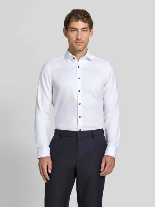 Zdjęcie produktu Koszula biznesowa o kroju slim fit z mieszanki bawełny OLYMP Level 5 Biały