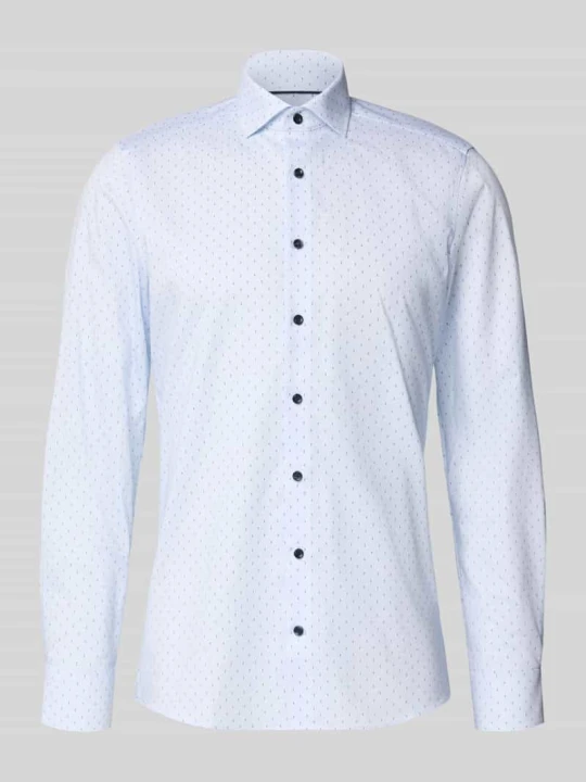 Zdjęcie produktu Koszula biznesowa o kroju slim fit z mieszanki bawełny OLYMP Level 5 Błękitny