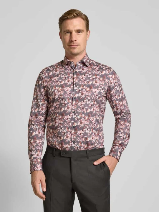 Zdjęcie produktu Koszula biznesowa o kroju slim fit z mieszanki bawełny OLYMP Level 5 Czerwony