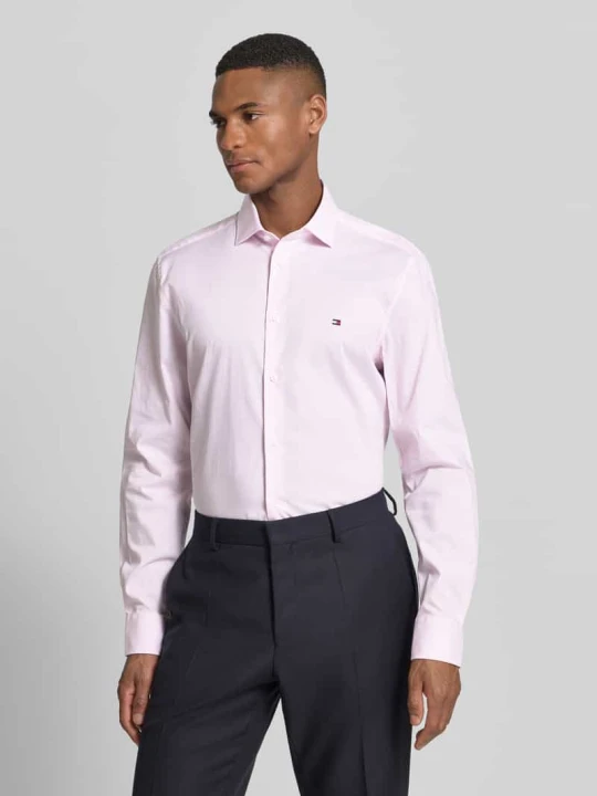 Zdjęcie produktu Koszula biznesowa o kroju tailored fit z mieszanki bawełny Tommy Hilfiger Różowy