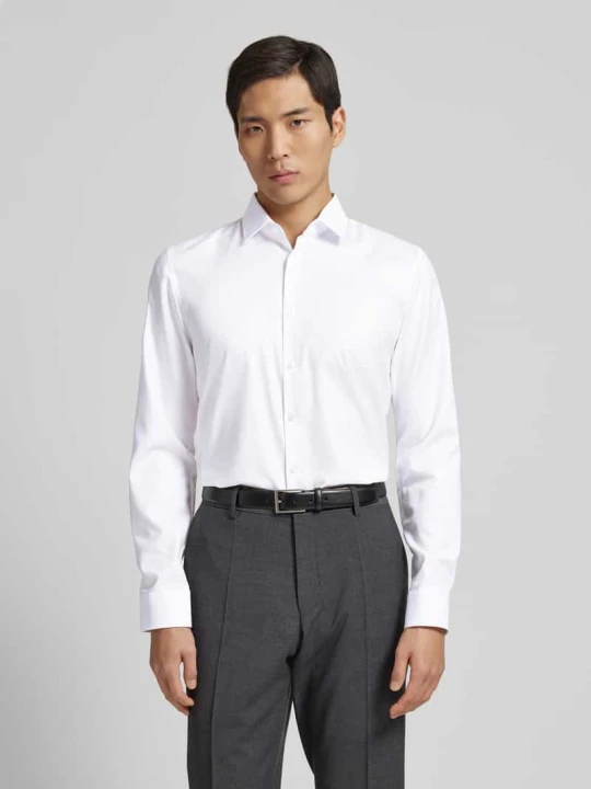 Zdjęcie produktu Koszula biznesowa o kroju super slim fit z kołnierzykiem typu kent OLYMP No. Six Biały