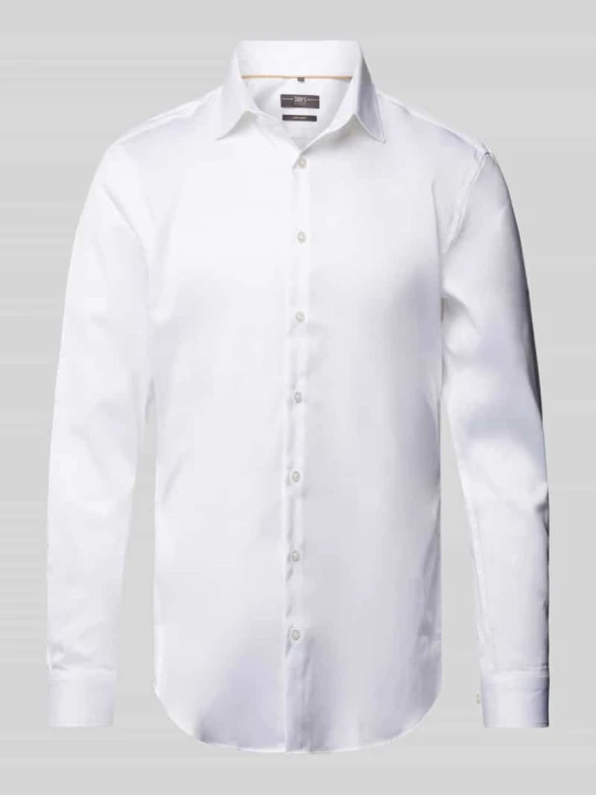 Zdjęcie produktu Koszula biznesowa o kroju super slim fit z kołnierzykiem typu kent Jake*s Biały