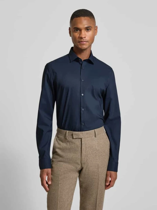 Zdjęcie produktu Koszula biznesowa o kroju super slim fit ze streczem Jake*s Granatowy