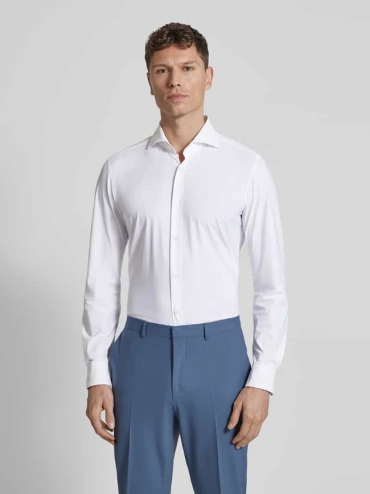 Zdjęcie produktu Koszula biznesowa o kroju slim fit z kołnierzykiem typu kent JOOP! Biały