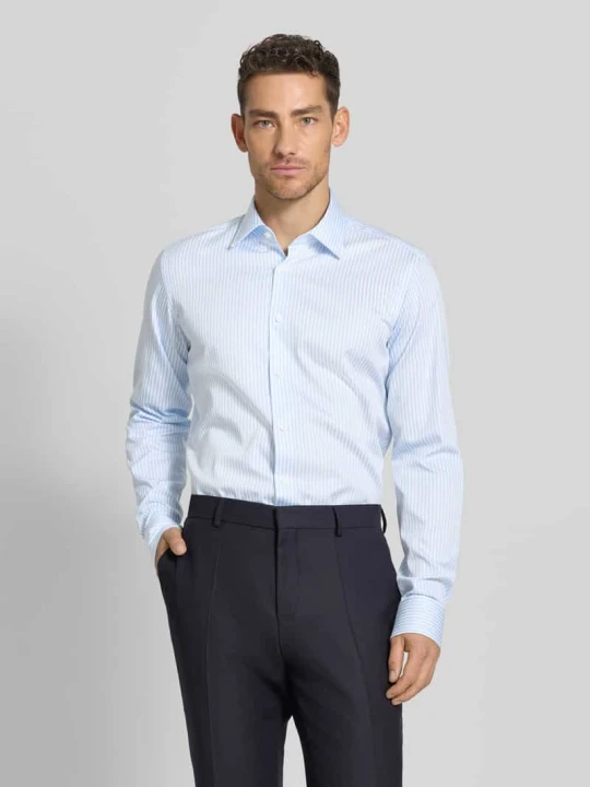 Zdjęcie produktu Koszula biznesowa w kroju regular fit z bardzo długim rękawem model 'H-JOE-K' Boss Błękitny