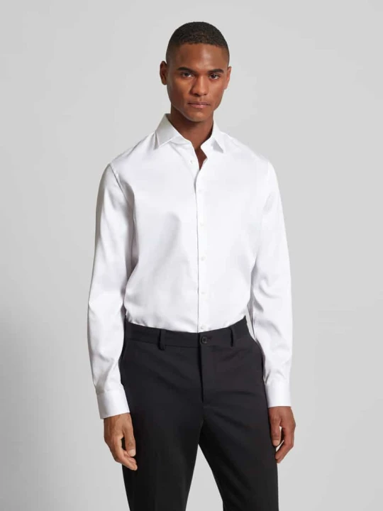 Zdjęcie produktu Koszula biznesowa o kroju slim fit z satyny Jake*s Biały