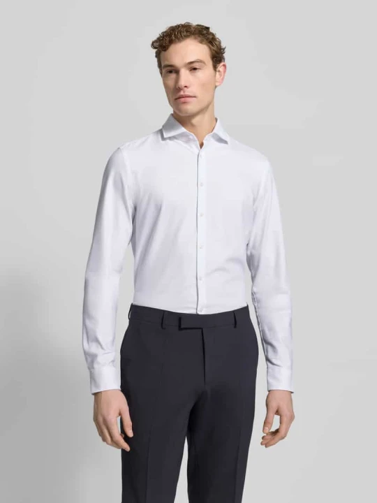 Zdjęcie produktu Super Slim Fit koszula biznesowa z mieszanki bawełny Jake*s Biały