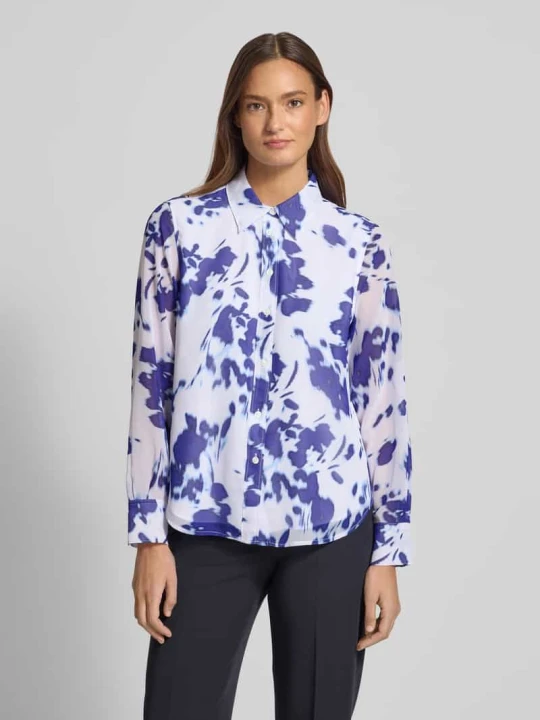 Zdjęcie produktu Koszula bluzkowa o kroju regular fit w półprzezroczystym designie Calvin Klein Niebieski melanż