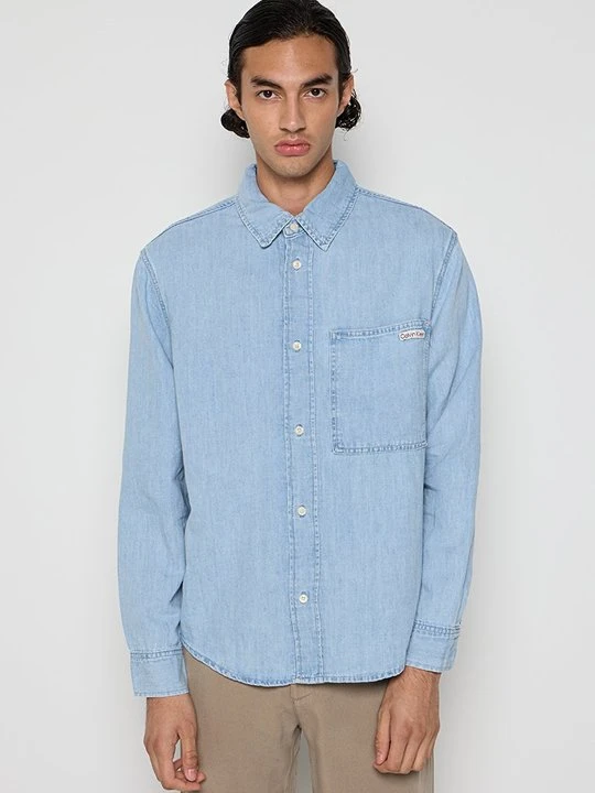 Zdjęcie produktu Koszula Calvin Klein Jeans jasnoniebieski