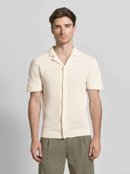 Zdjęcie produktu Koszula casual o kroju regular fit z kołnierzem rewersowym model 'LINDHOLM' Casual Friday Écru