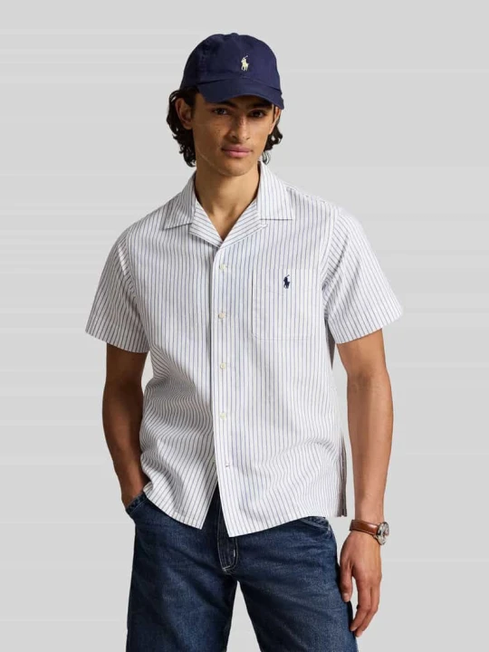 Zdjęcie produktu Koszula casual o kroju relaxed fit z czystej bawełny Polo Ralph Lauren Królewski niebieski