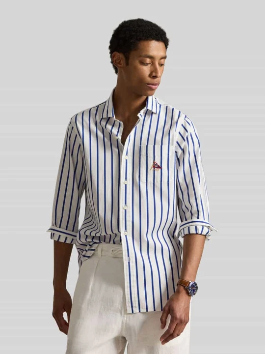Zdjęcie produktu Koszula casual o kroju relaxed fit z czystej bawełny Polo Ralph Lauren Biały