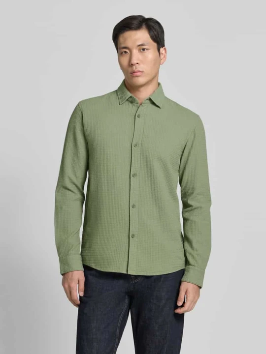 Zdjęcie produktu Koszula casual o kroju relaxed fit z czystej bawełny Tom Tailor Miętowy
