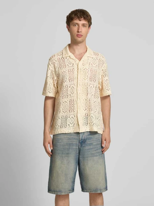 Zdjęcie produktu Koszula casual o kroju relaxed fit z mieszanki bawełny model 'AVON' Only & Sons Złamany biały