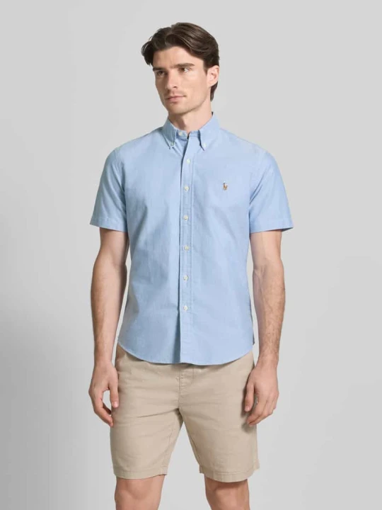 Zdjęcie produktu Koszula casual z czystej bawełny, krój regular fit, model 'CUBDPPCSSS' Polo Ralph Lauren Błękitny