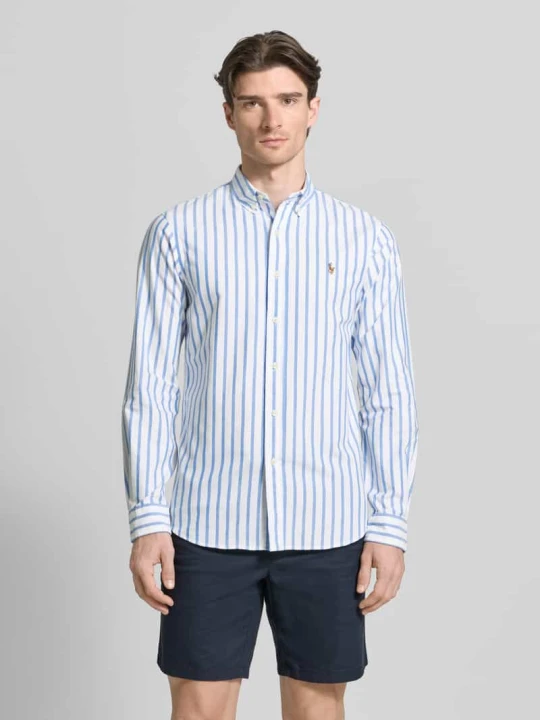 Zdjęcie produktu Koszula casual z czystej bawełny, krój slim fit, model 'SLBDPPCS' Polo Ralph Lauren Jasnoniebieski