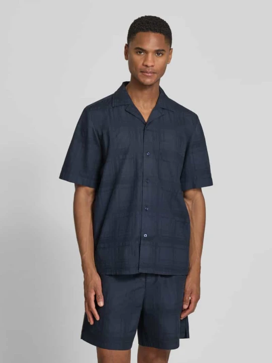 Zdjęcie produktu Koszula casual z czystej bawełny o kroju regular fit model 'RAYER_M' Boss Granatowy