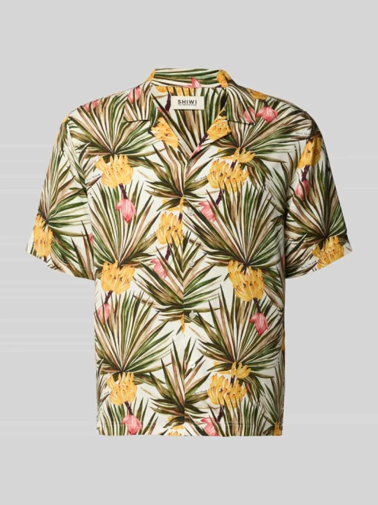 Zdjęcie produktu Koszula casual z czystej wiskozy, krój regular fit Shiwi Zielony